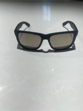 Ray-Ban Black Frame Sunglasses with Brown Lenses